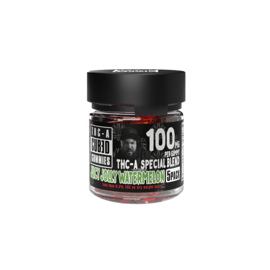 JUICY JOLLY WATERMELON  | CUB3D - THC-A Gummies 100mg (5ct)